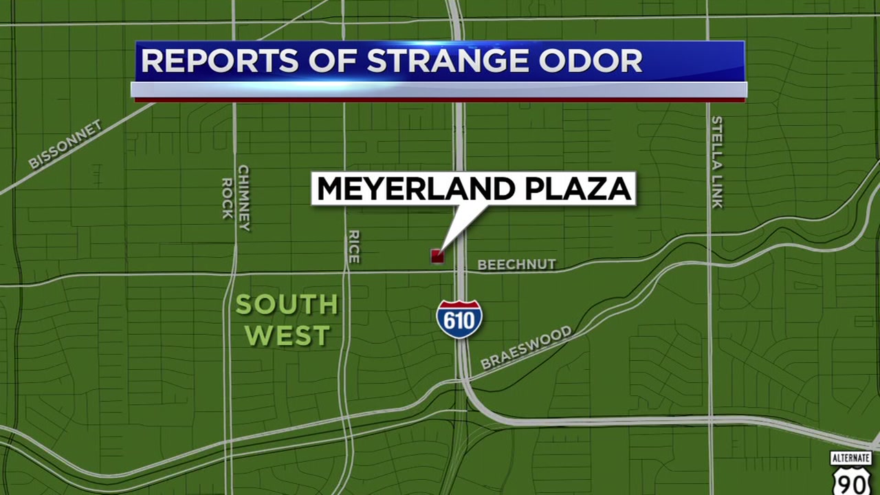 Reports of gas leak in Meyerland Plaza area