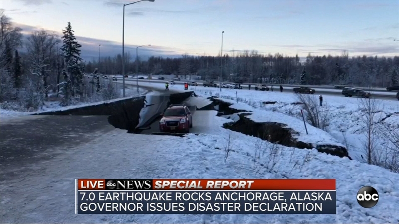 Alaska Earthquake 70 Magnitude Quake Rocks Buildings In Anchorage 