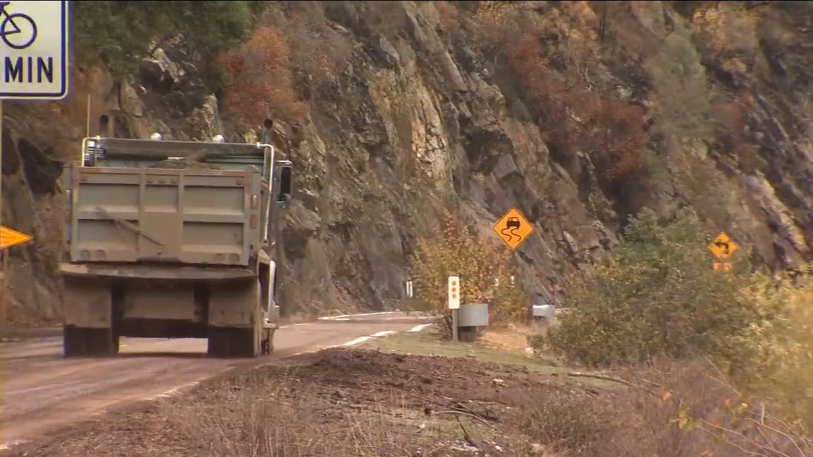 Highway 140 is open again, crews still cleaning up debris from