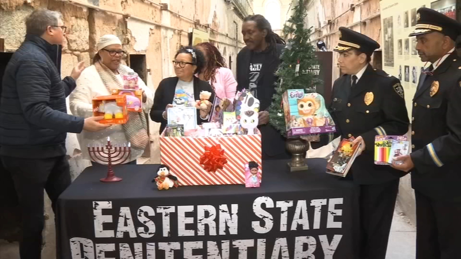 Eastern State Penitentiary 6th annual toy drive 6abc Philadelphia