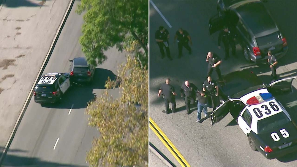 Wild chase ends with PIT maneuver in Long Beach