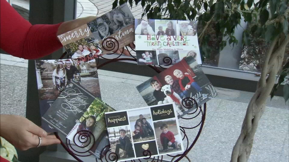 Creative displays for holiday cards