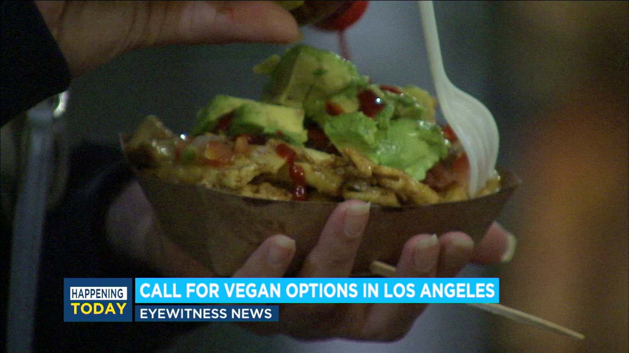 Proposal calls to require vegan option at LA entertainment venues