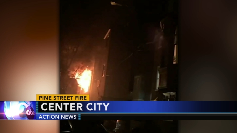Firefighter hit by falling air conditioner in Center City