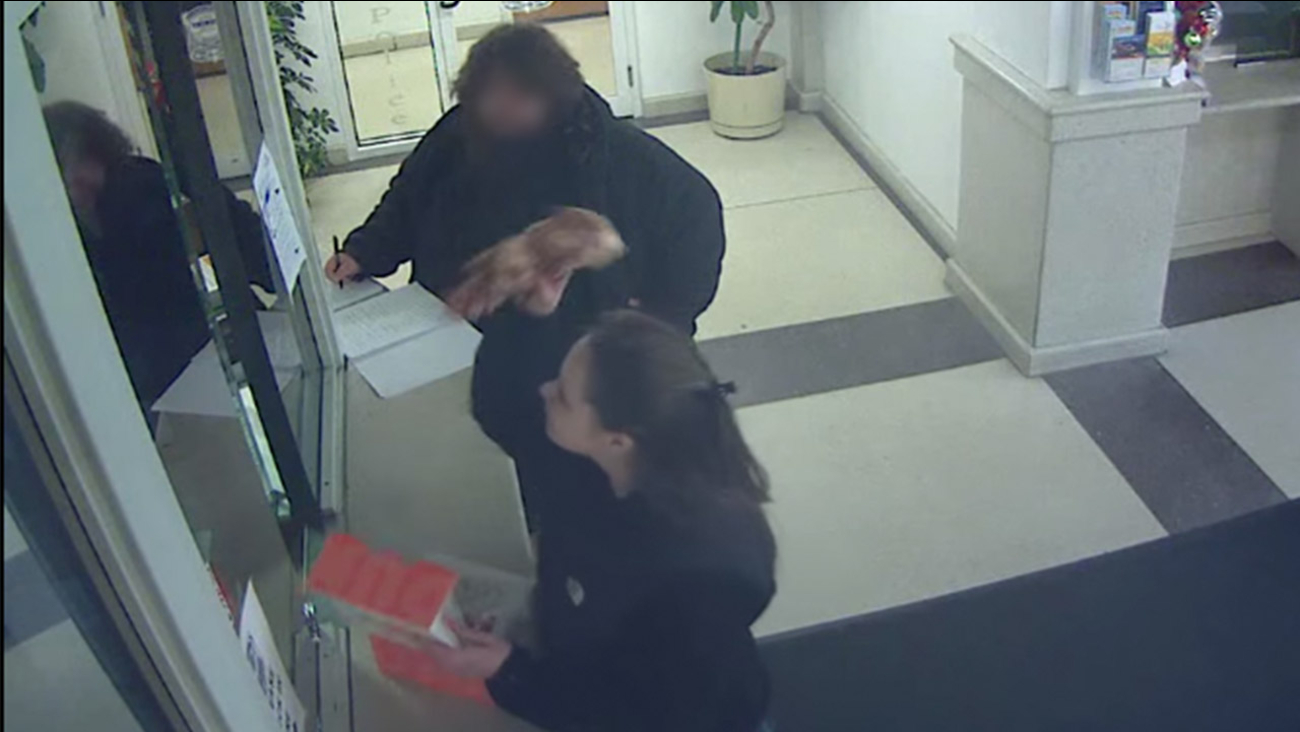 CAUGHT ON VIDEO Woman throwing bacon and sausage at cops ABC7 San