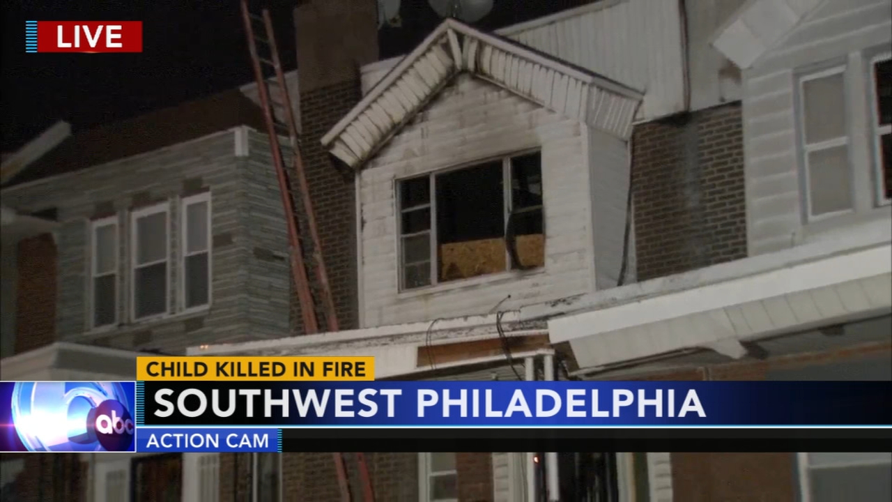8-year-old dies in Southwest Philadelphia house fire