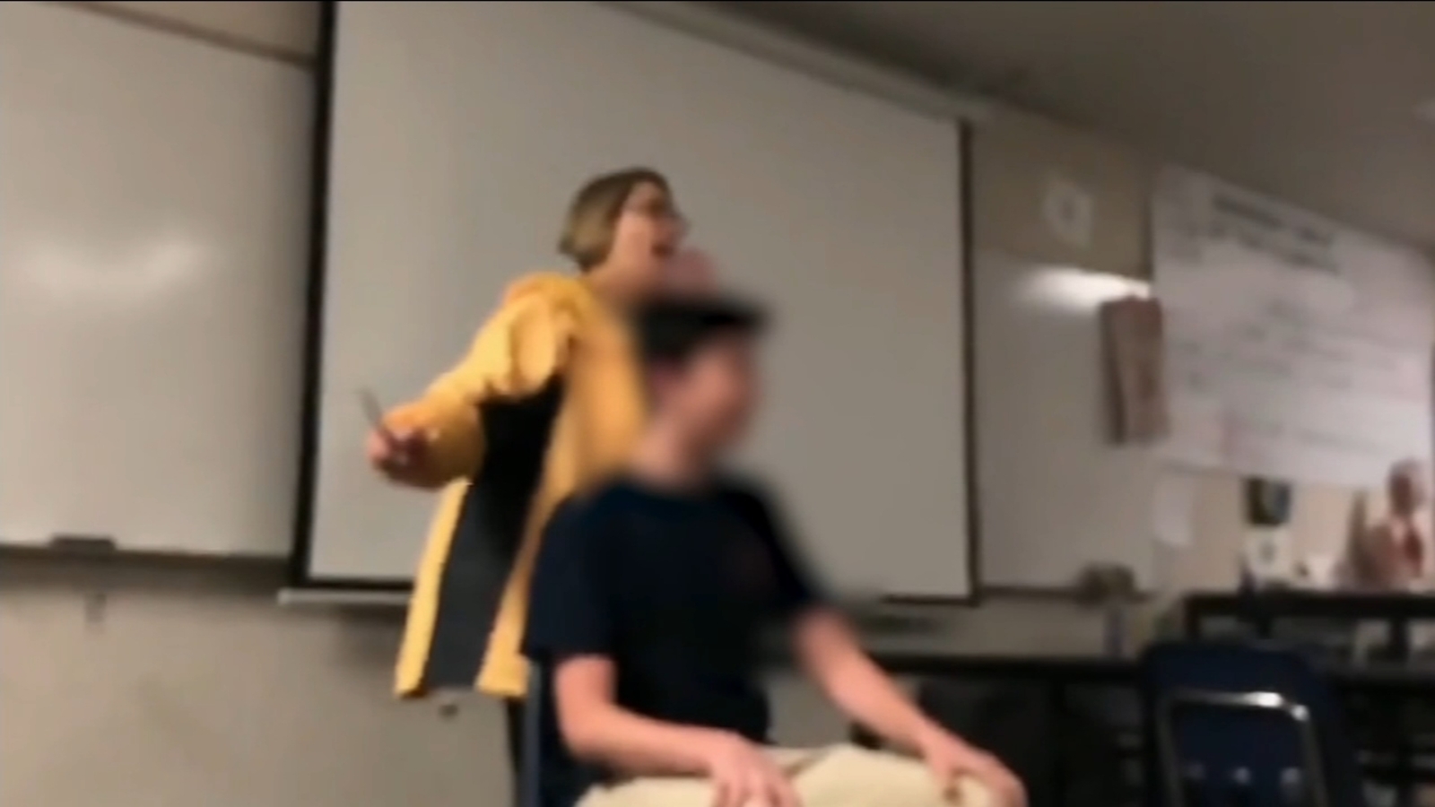 'It's not her. It's not who she is' Husband of teacher who cut student