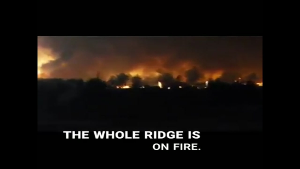 VIDEO: Ash surrounds Paradise as town burns in Camp Fire
