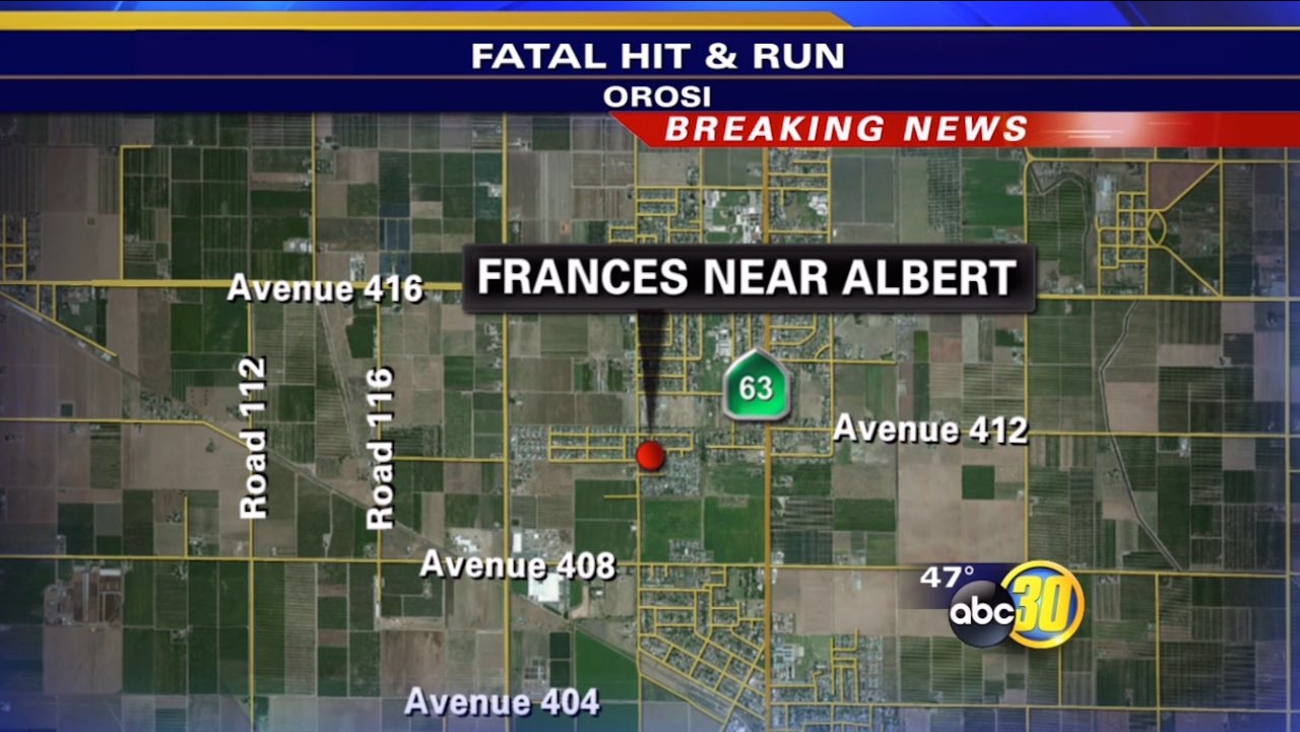 Woman in her 80's dies in Orosi hit-and-run crash