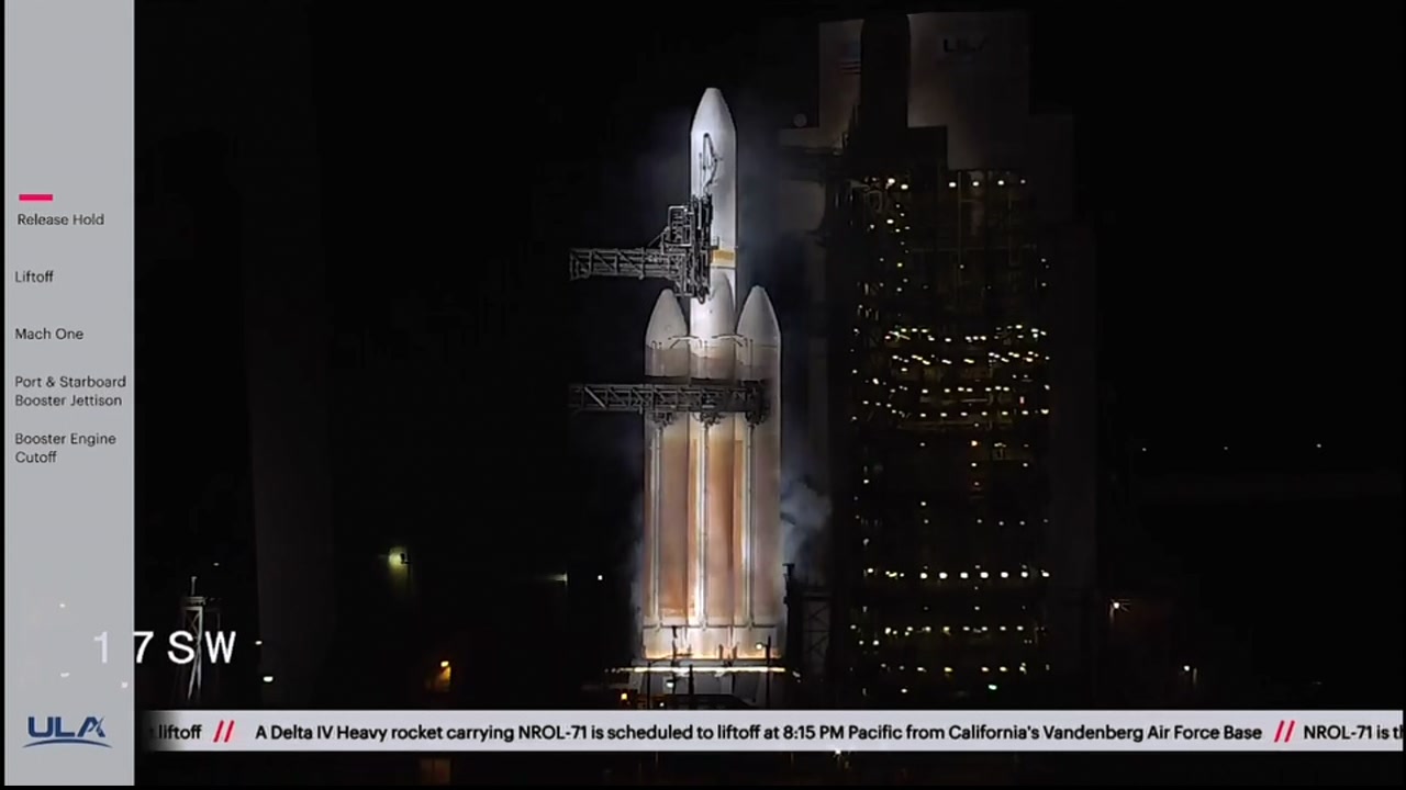 VIDEO: Rocket launch scrubbed at Vandenberg Air Force Base