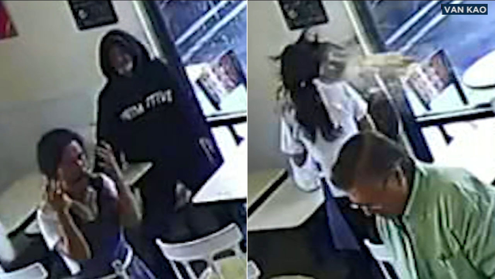 VIDEO: Canoga Park Spudnuts owner gets hot coffee thrown in face