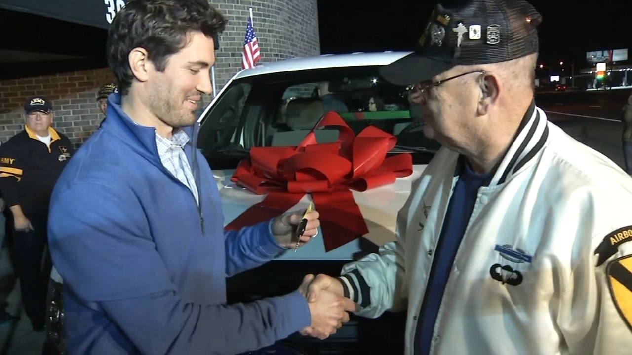 Vietnam veteran who honors war veterans surprised with new truck
