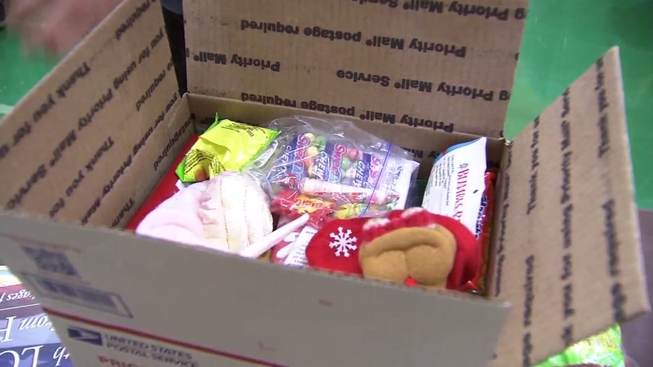 Volunteers pack Napa gym to fill care packages for U.S. service members