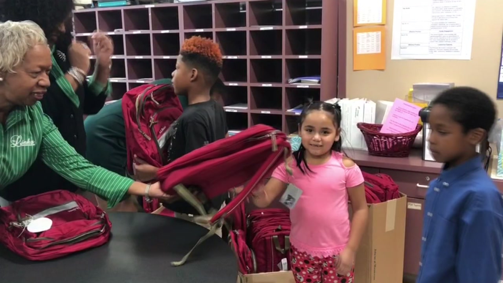 Durham elementary students get gift of backpacks, winter gear ABC11 RaleighDurham