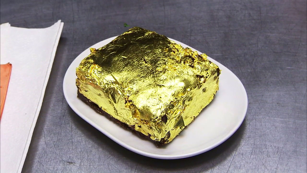 Try this $500 brownie covered in gold