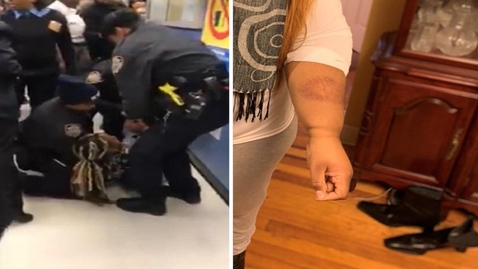 Brooklyn HRA officers in viral arrest say mom was verbally abusive, bit
