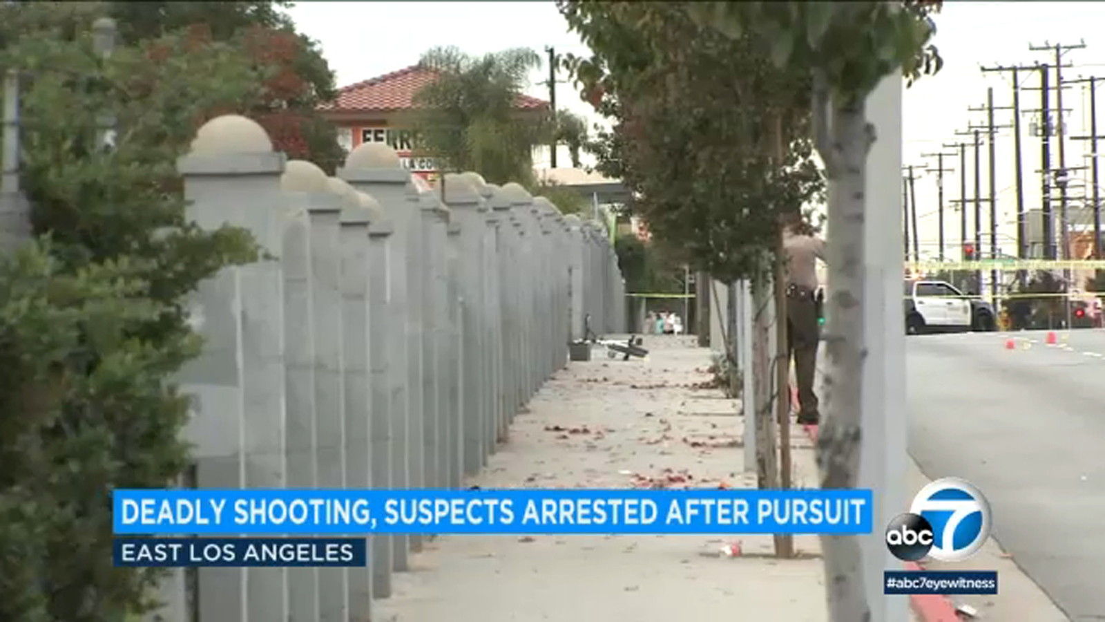5 in custody after fatal East Los Angeles shooting leads to pursuit ...