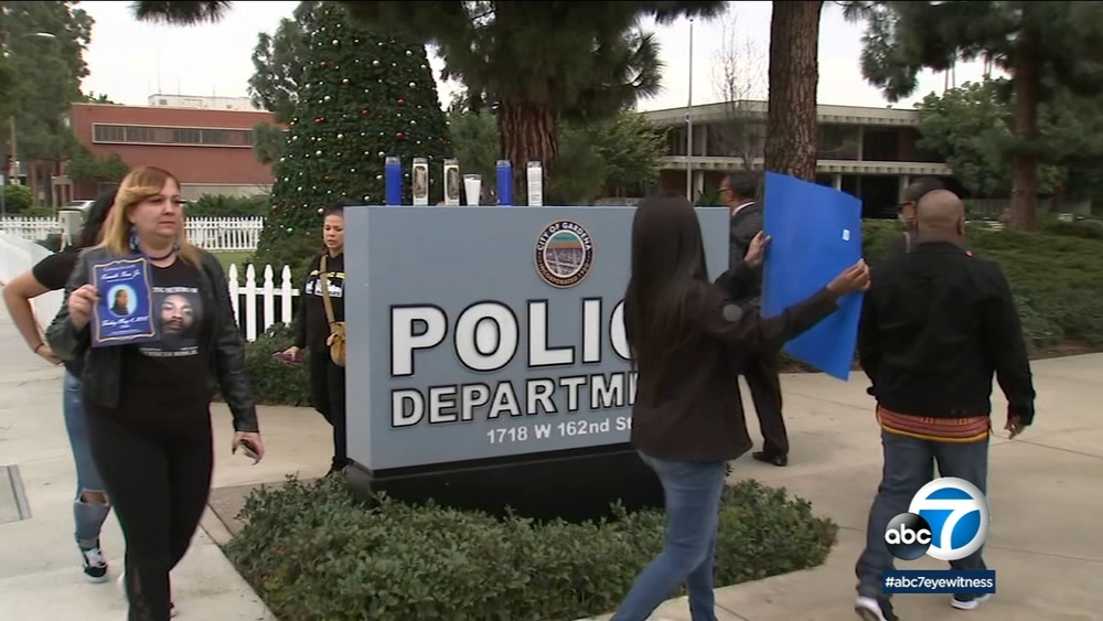 Protest held over deadly Gardena police shooting