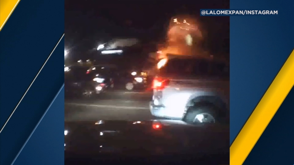 VIDEO: Moment box truck explodes in Boyle Heights