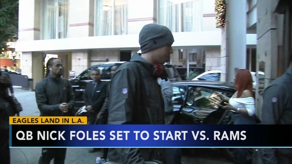 Jeff Skversky reports from Los Angeles on the Eagles vs. Rams
