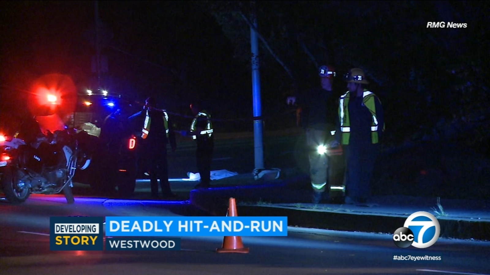 Pedestrian killed in Westwood hit-and-run - ABC7 Los Angeles