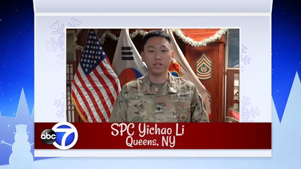 Seasons Greetings from SPC Yichao Li