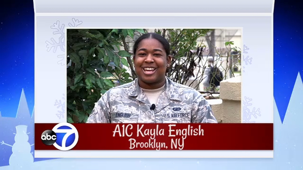 Seasons Greetings from A1C Kayla English