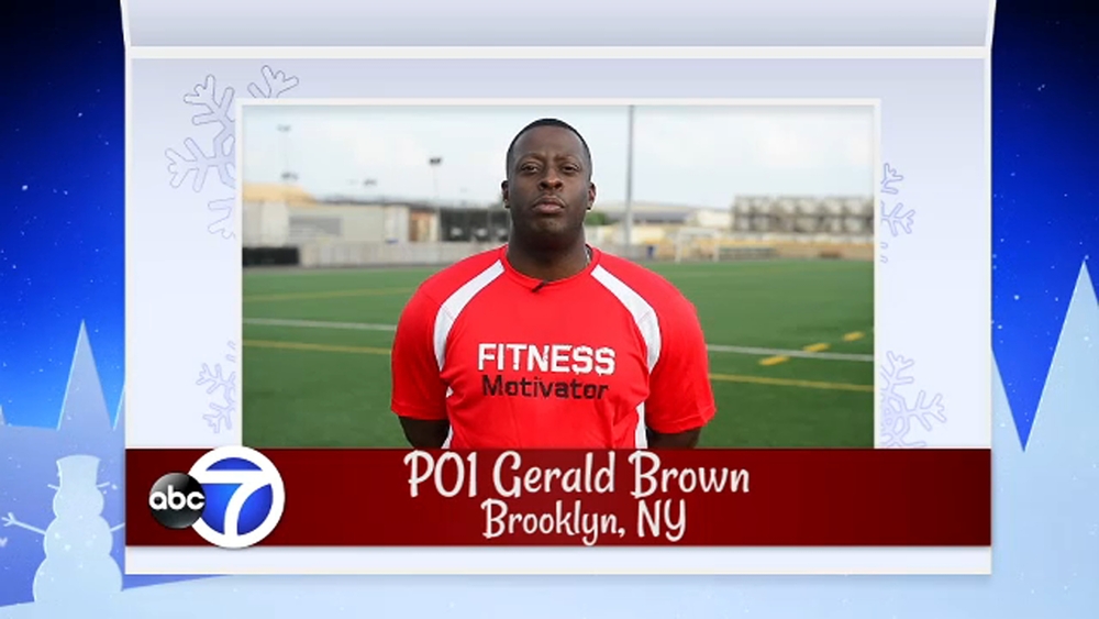 Seasons Greetings from PO1 Gerald Brown