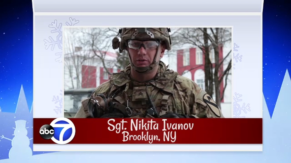 Seasons Greetings from Sgt. Nikita Ivanov