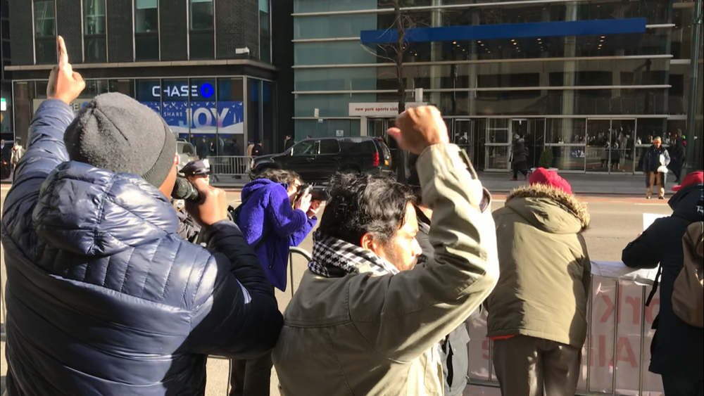 Taxi drivers rally for congestion pricing exemption in New York City