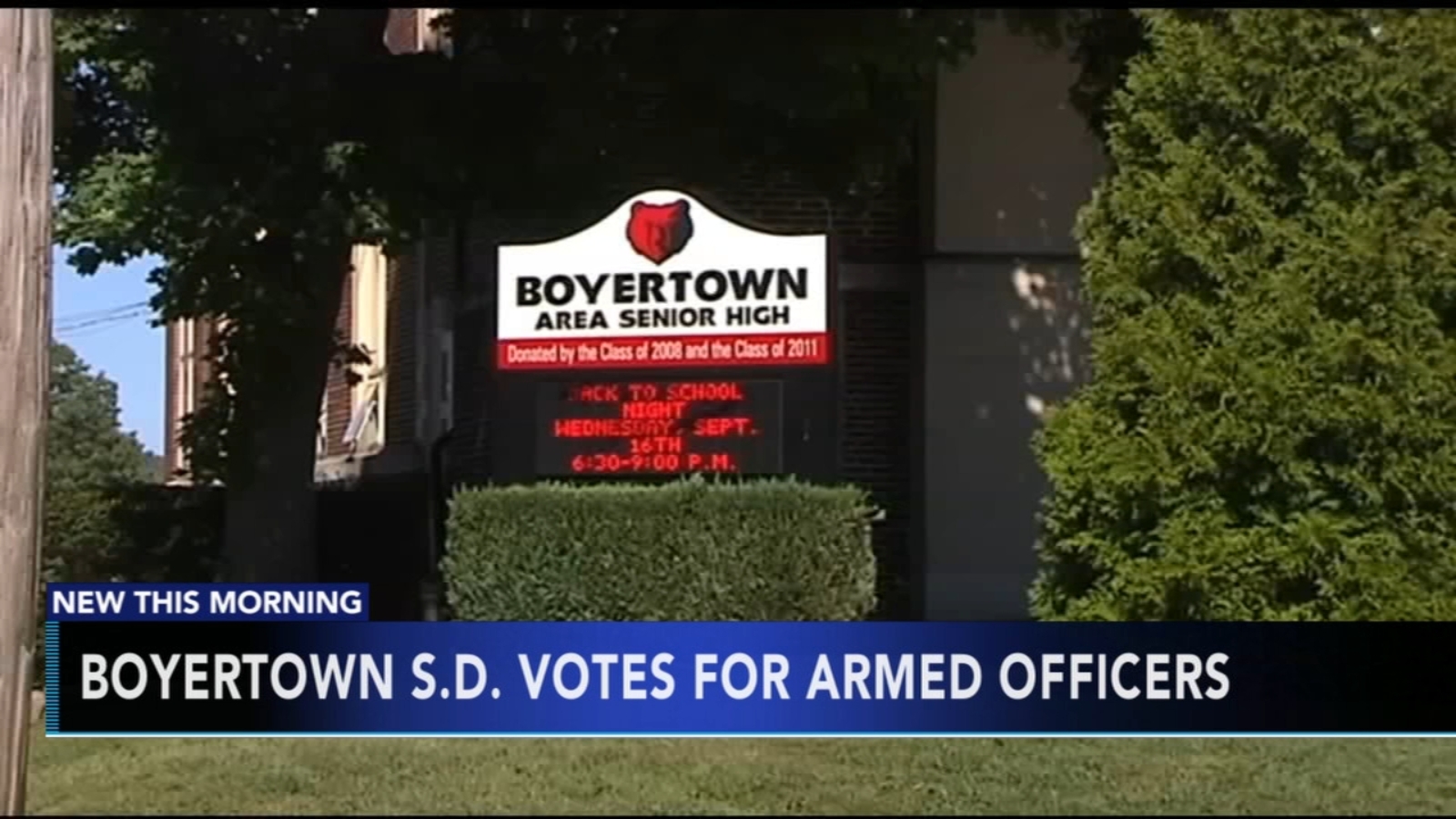Boyertown Area School Board of School Directors votes to arm district police officers 6abc