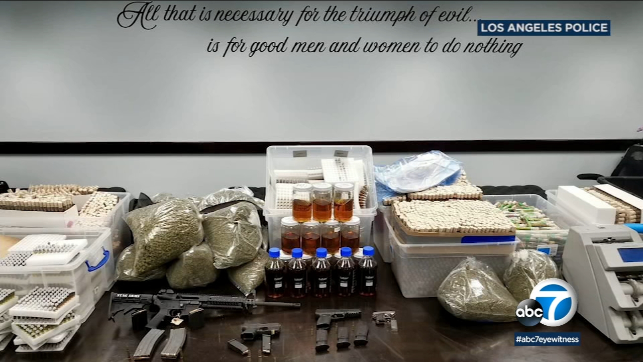 LAPD seizes $20M in drugs, cash, guns