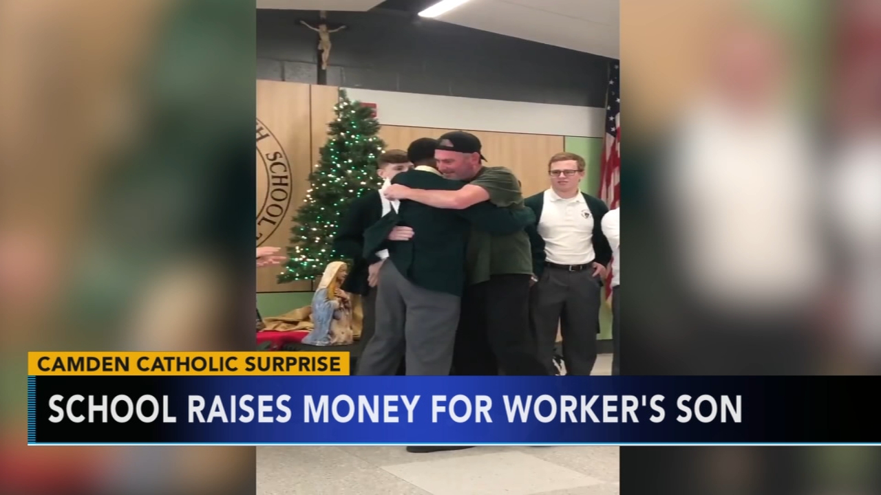 Camden Catholic raises money for worker's son battling cancer