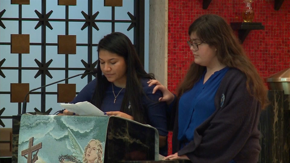Daughter of fallen Off. Marmolejo speaks at funeral