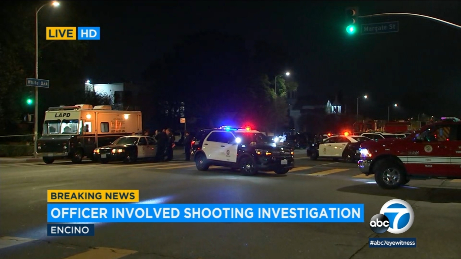 Officerinvolved shooting leads to evacuations, road closures in Encino