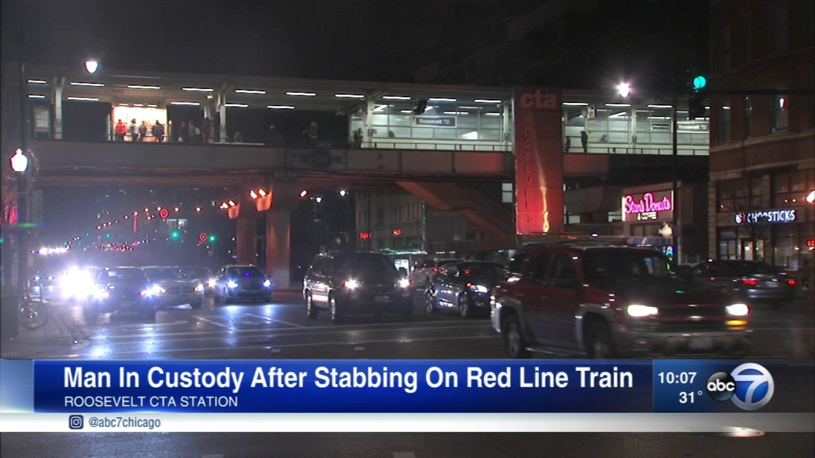Man stabbed in neck, ear on Red Line train in South Loop; suspect in ...