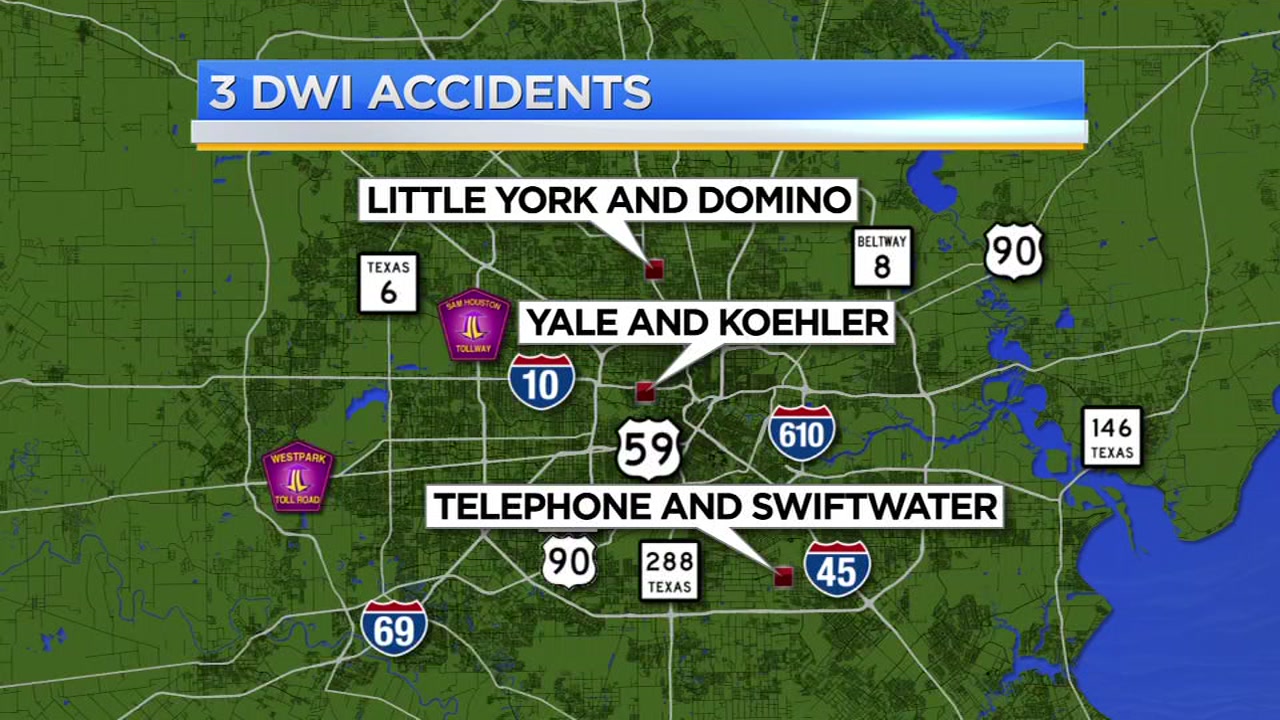 3 other DWI crashes overnight