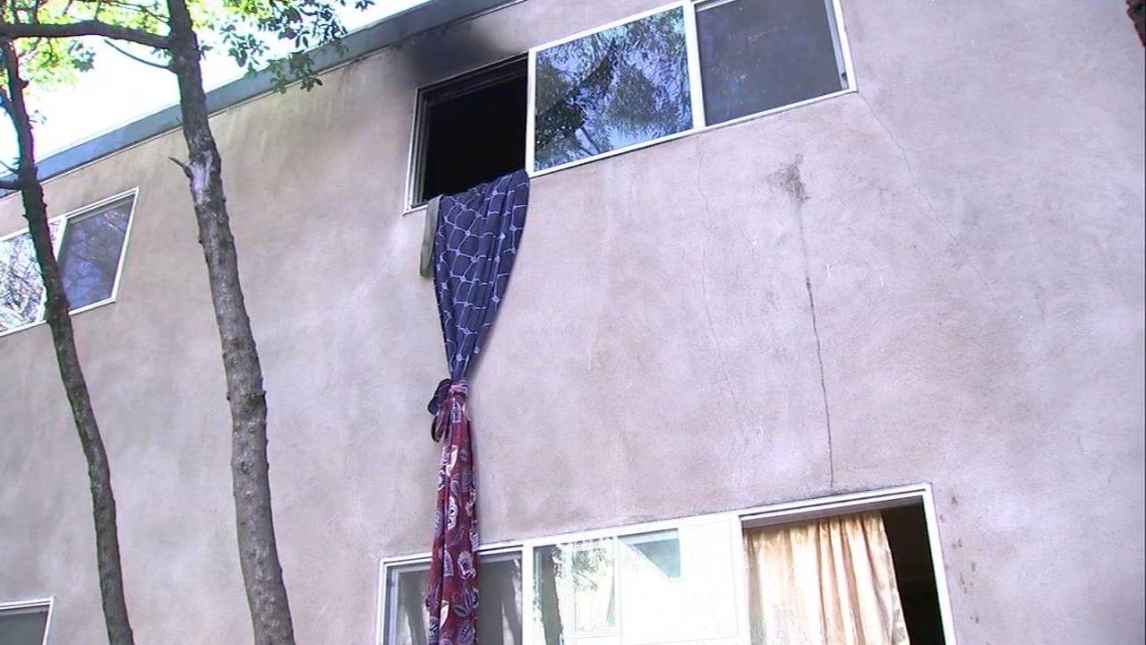 Father and son use bed sheets to escape San Rafael fire