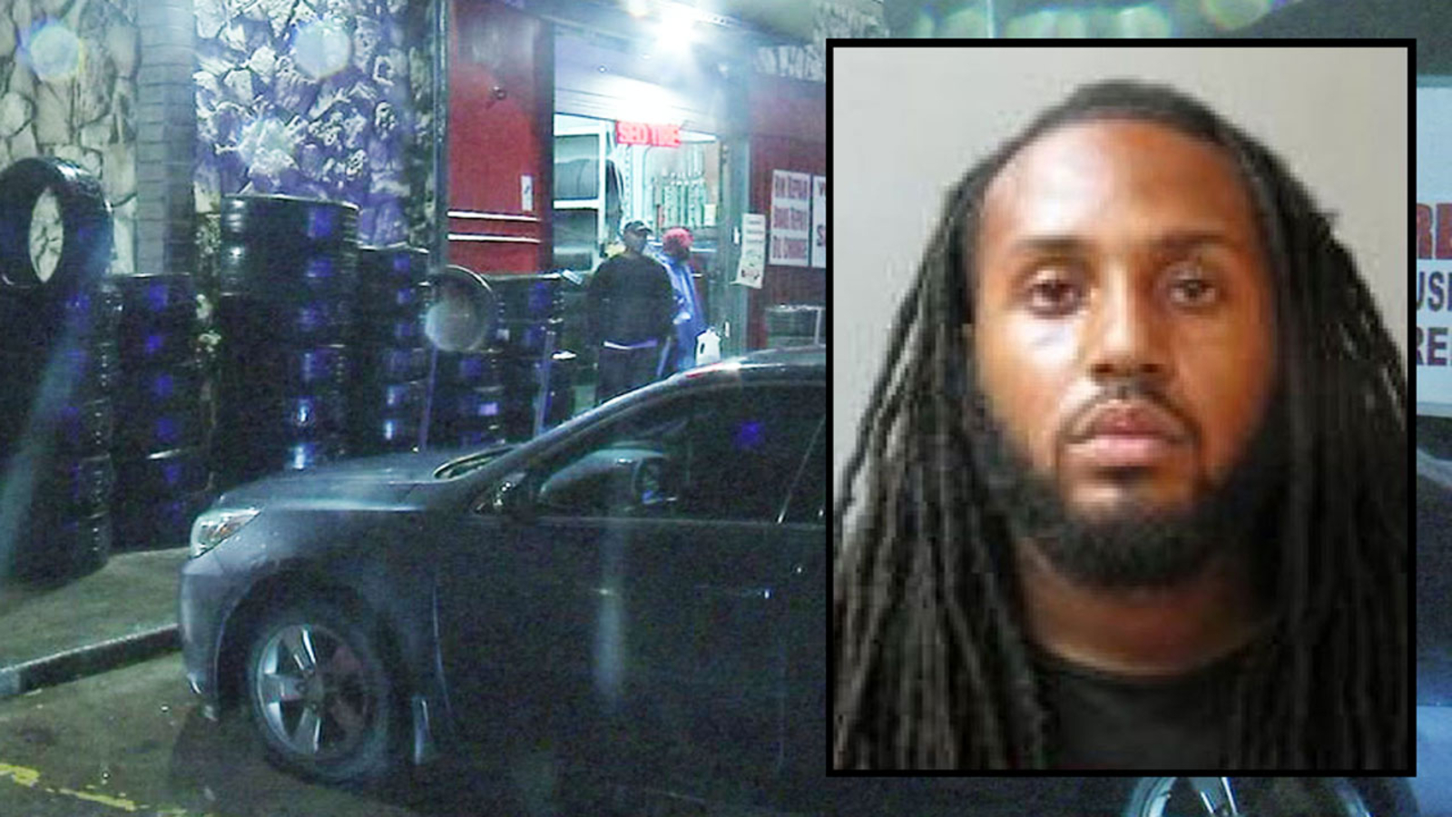 Tire shop worker Royce Thomas speaks after child hurt in Houston