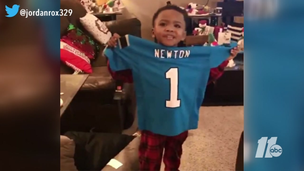 Cam Newton makes 6-year-old's Christmas dream come true