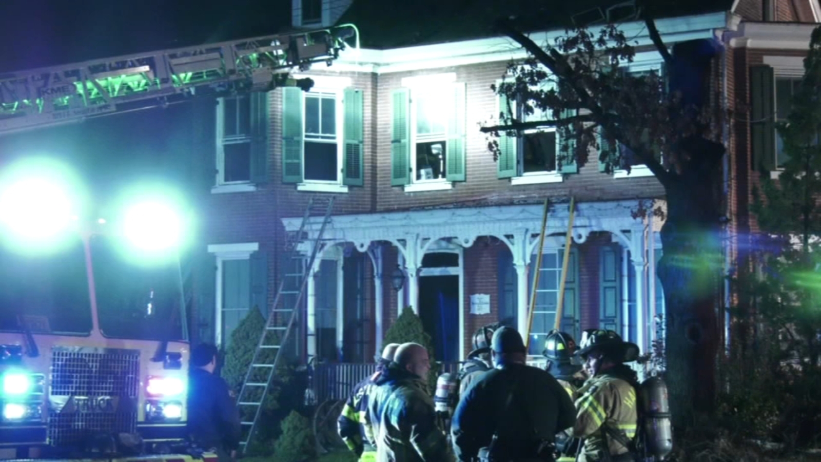 Firefighters battle two-alarm house fire in Burlington County - 6abc ...