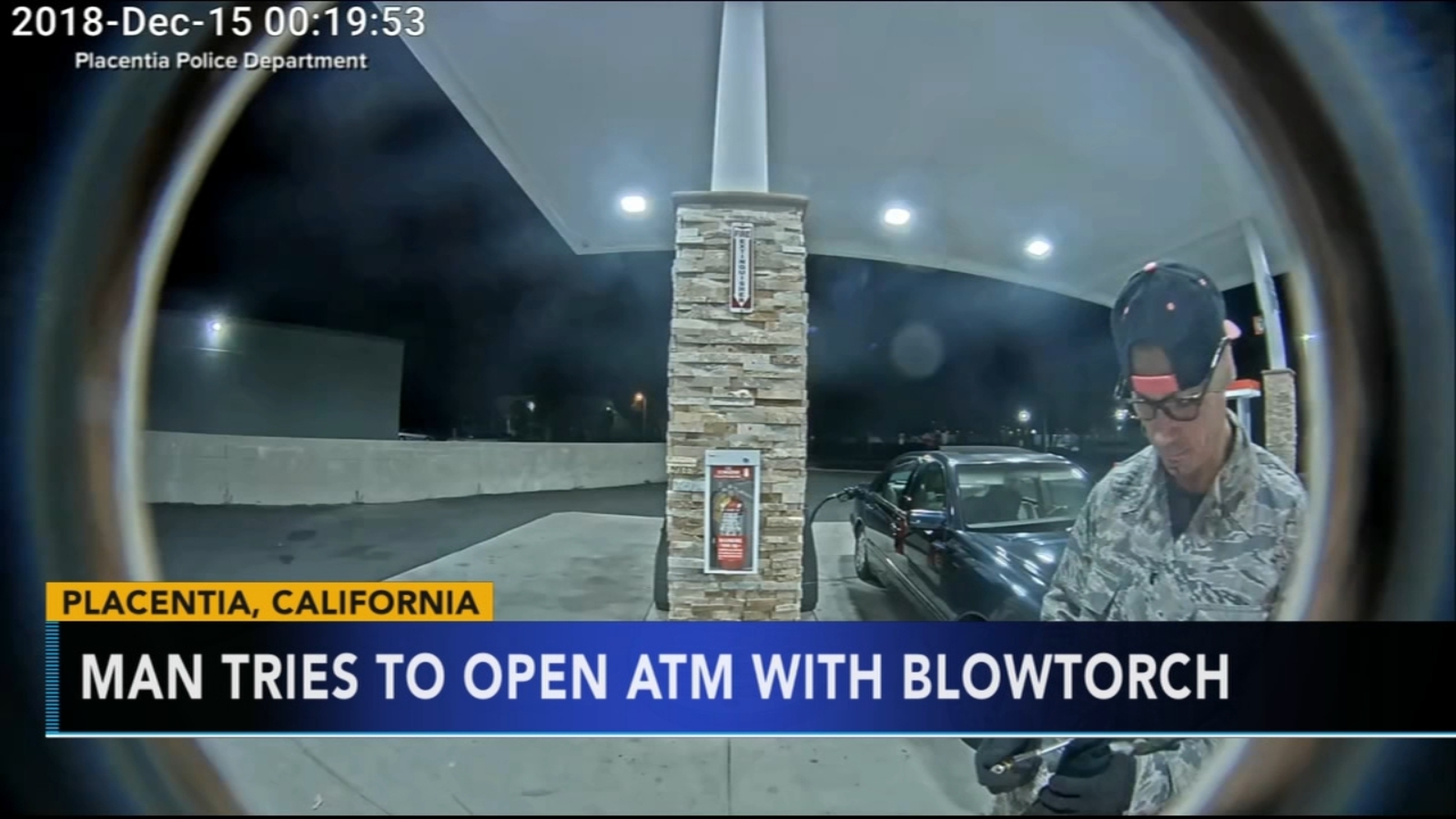 California man uses blowtorch to try and break open ATM - 6abc Philadelphia