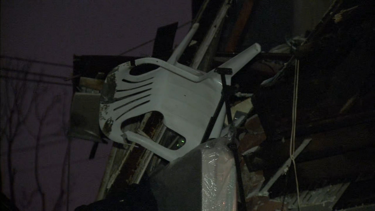 Home partially collapses in Grays Ferry