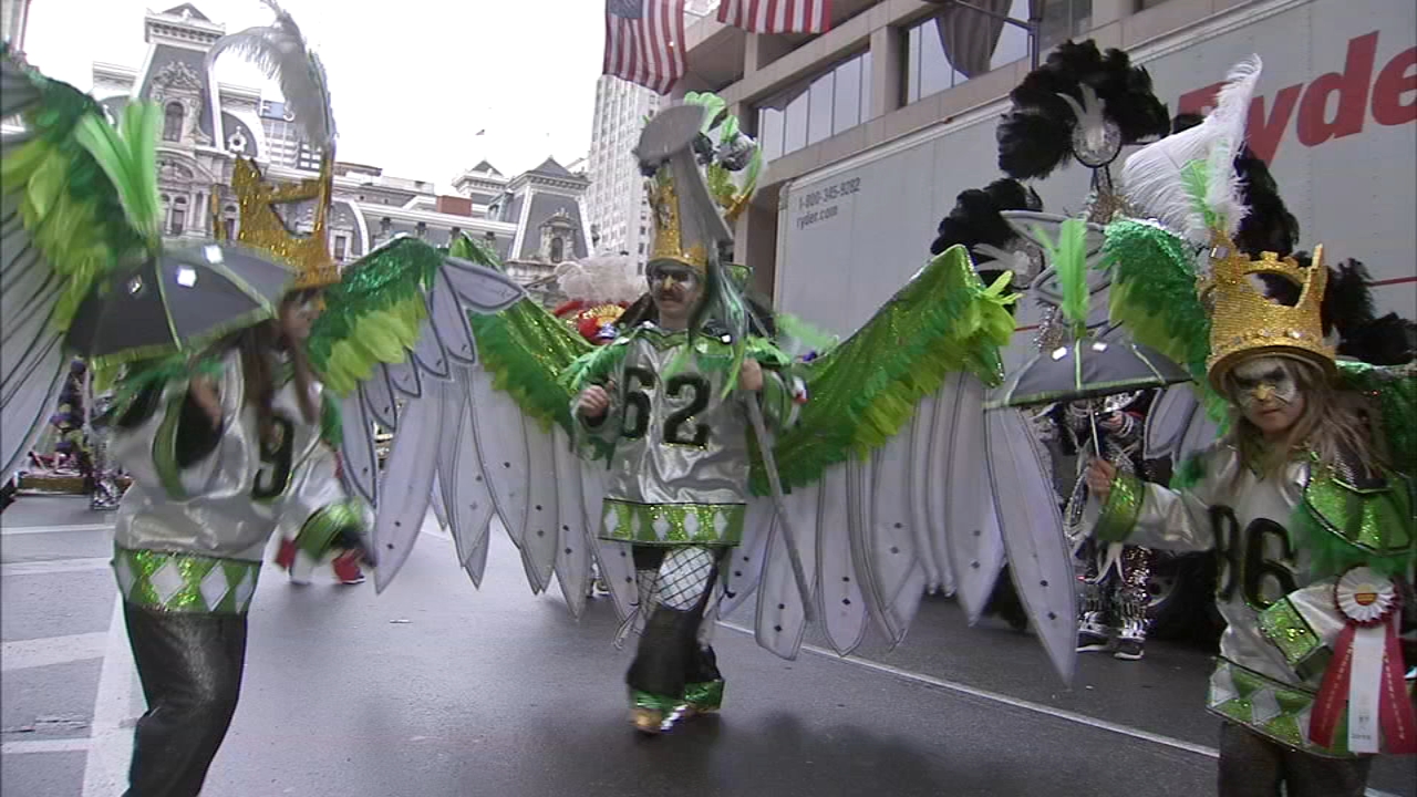 Mummers strut down Broad Street to ring in 2019