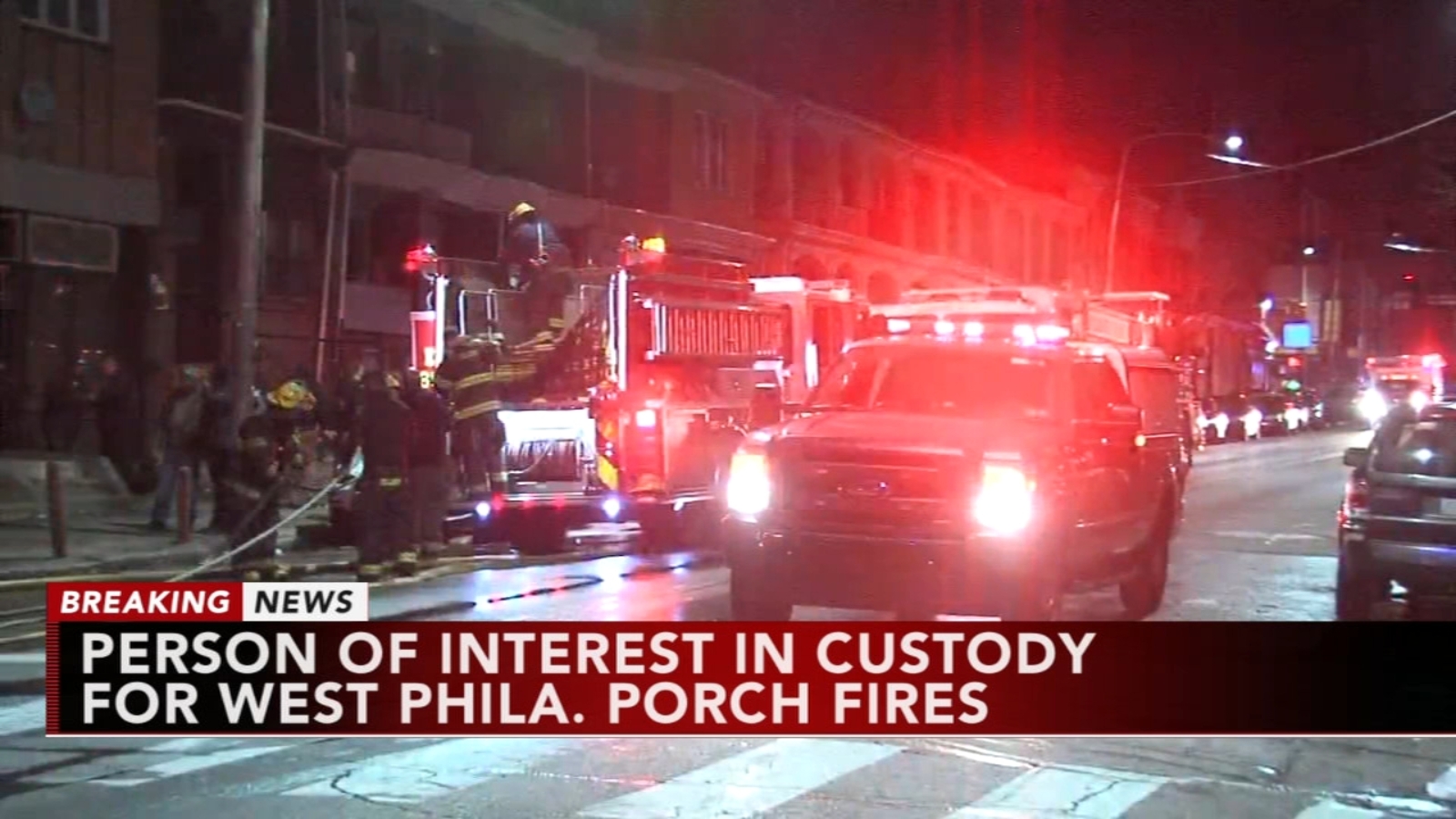 Person of interest in custody after 3 West Philadelphia fires - 6abc ...