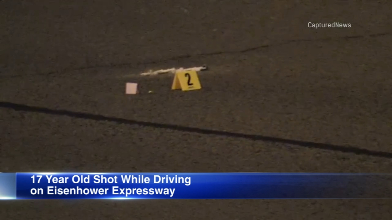 Teen critically injured in Eisenhower Expressway shooting in Hillside