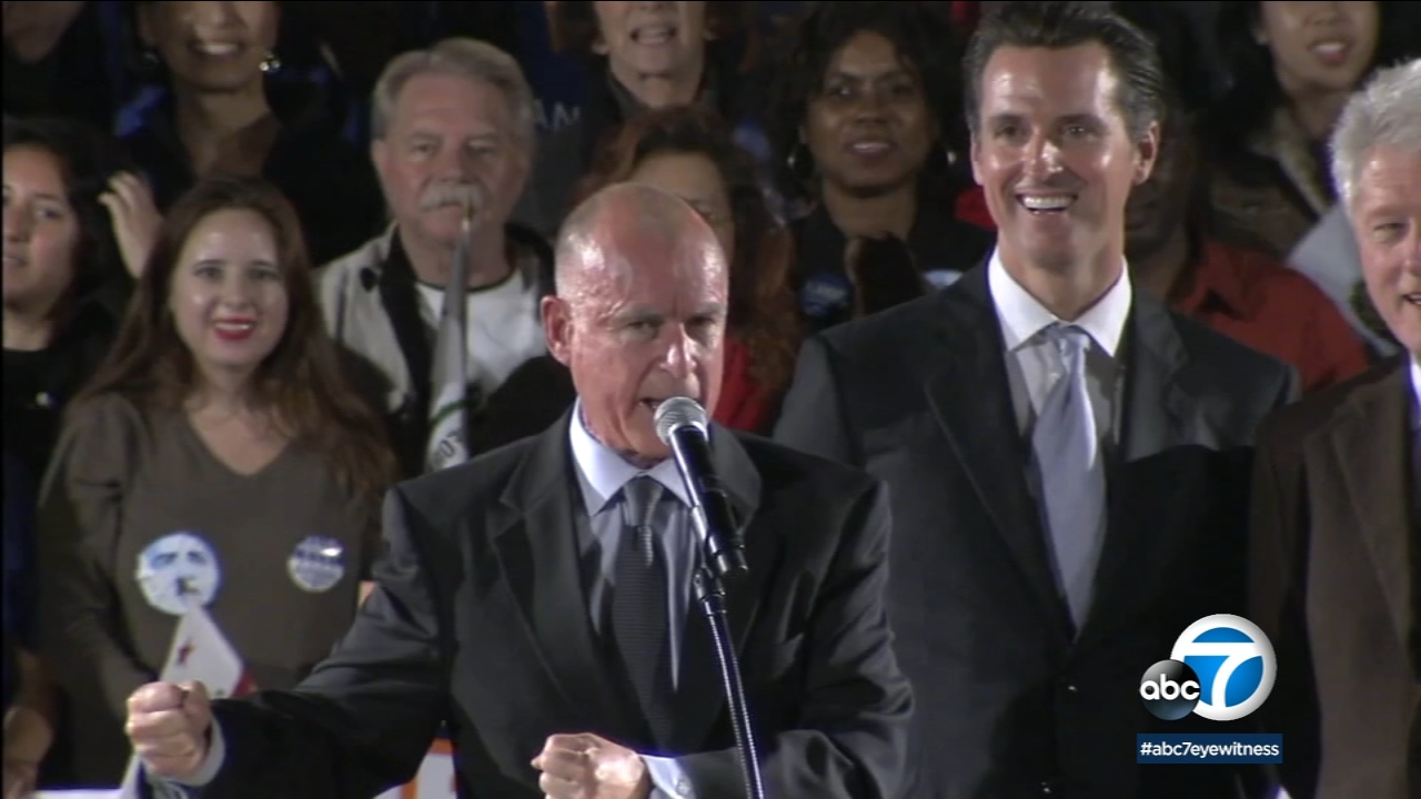 Newsom taking over from Brown next week
