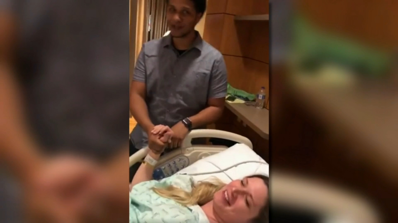 Family goes viral for 'Push It' acapella in the delivery room