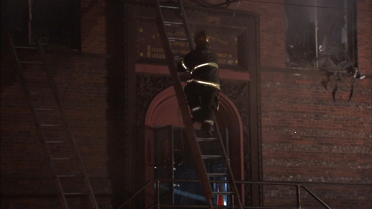Fire breaks out at vacant Philadelphia church