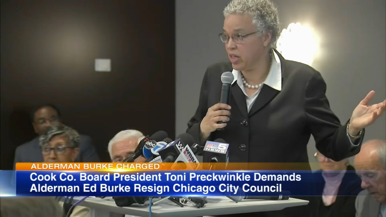 Preckwinkle demands Ald. Burke resign